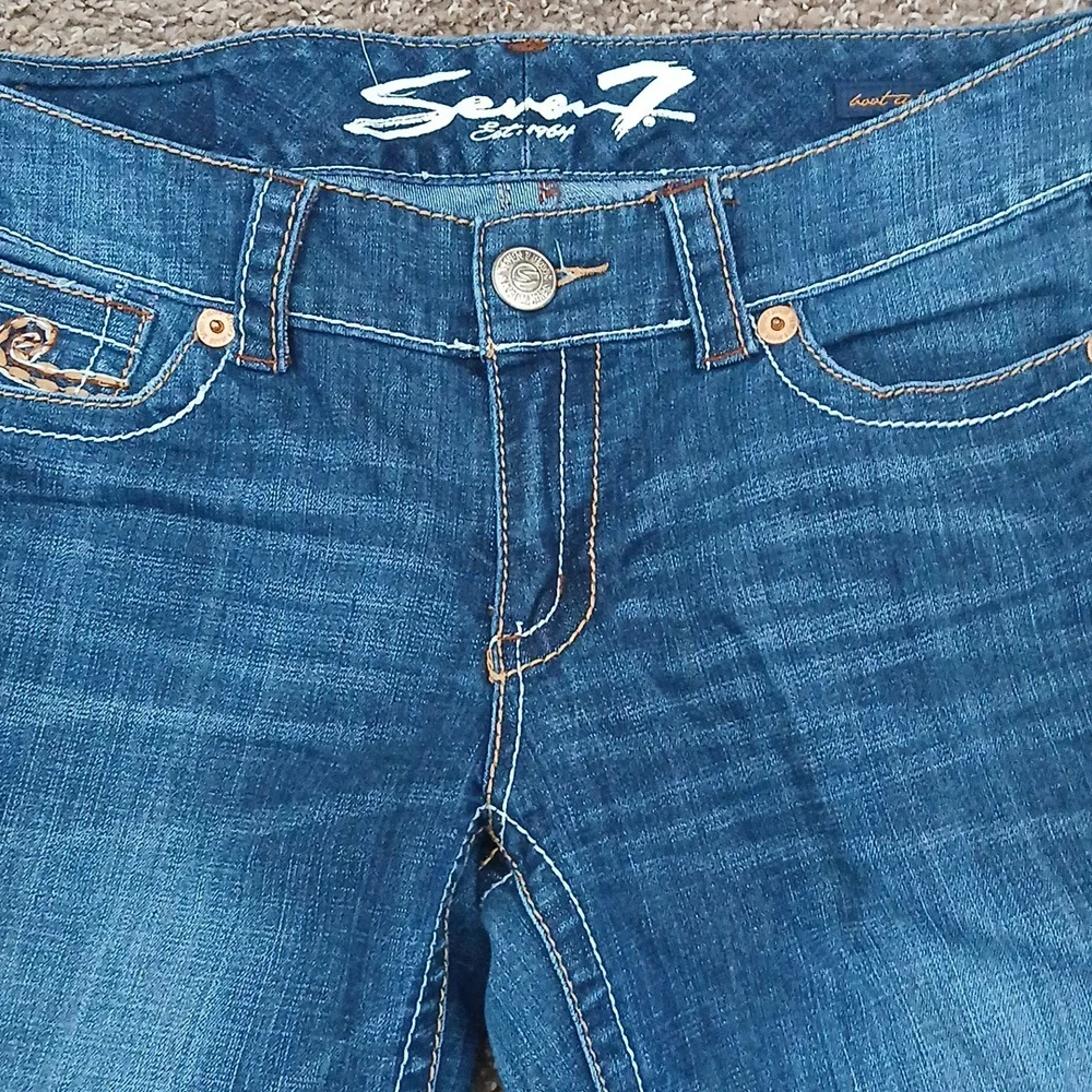 Seven7  denim bootcut jeans size 31 - Picture 2 of 15